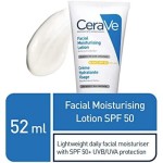 CeraVe Lotion Pelembap Wajah AM SPF 50 dengan Ceramides dan Vitamin E untuk Kulit Normal hingga Kering 52ml